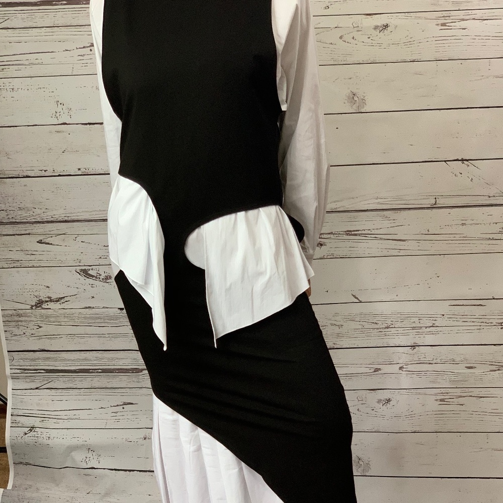 NWT Black and white dress